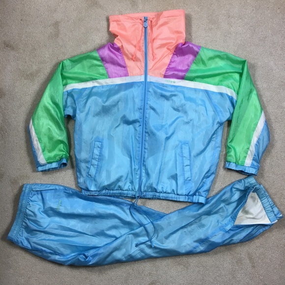 adidas iridescent tracksuit